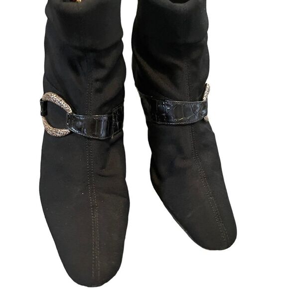 Brighton Low Black Booties, 8.5 - Picture 4 of 7